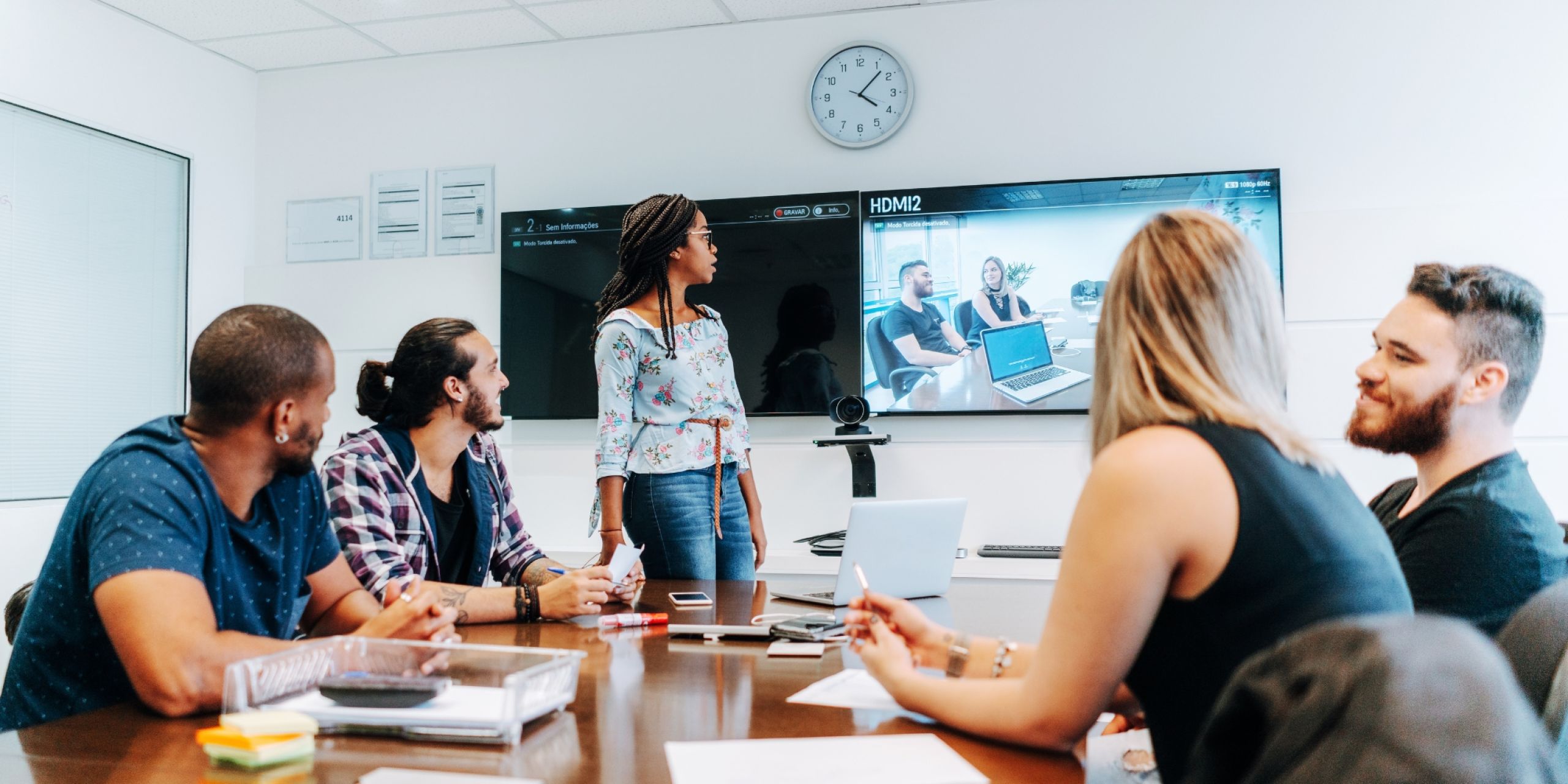 Video Conferencing up to 6 people in room