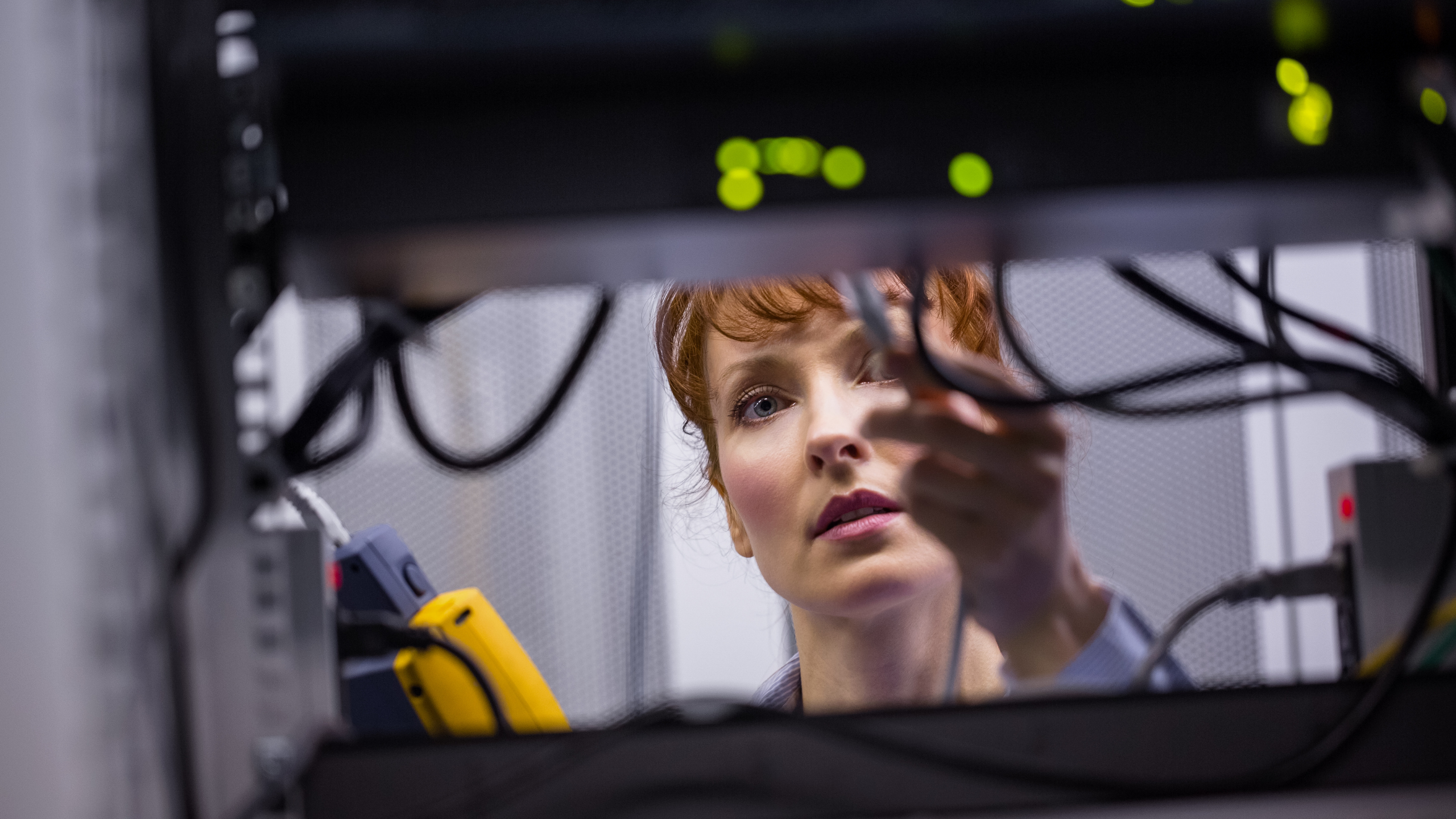 AV Health Check by female technician